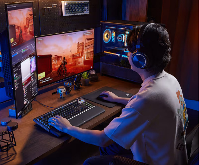 Клавіатура із вбудованим Stream Deck Corsair Galleon 100 SD